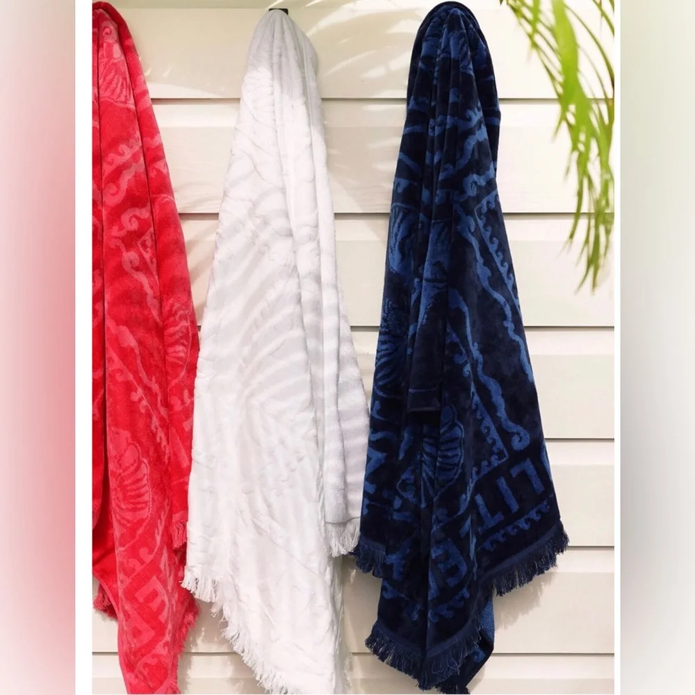 NWT Lilly Pulitzer White Beach Towel